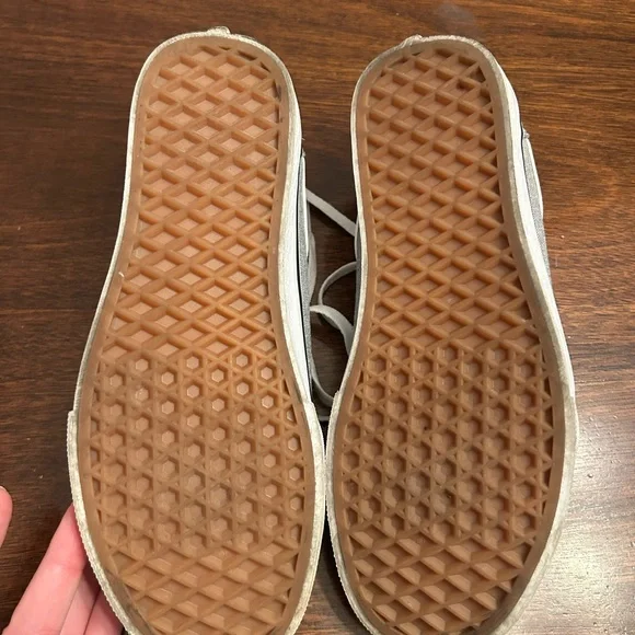 Vans Gray Canvas Women's Sneakers - Picture 3 of 4